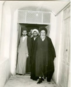 ‏استاد خسرو شاهی با امام خمینی (ره)‏
