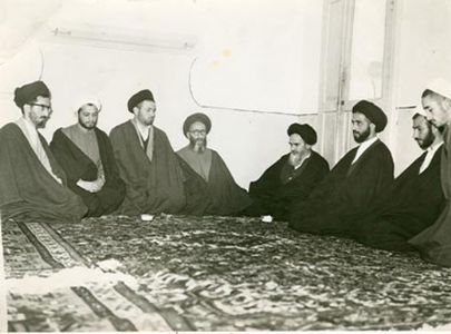 ‏استاد خسرو شاهی با امام خمینی (ره)‏