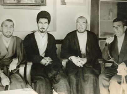 آیت الله عمید زنجانی ، استاد سید هادی خسروشاهی ، آیت الله زین العابدین قربانی