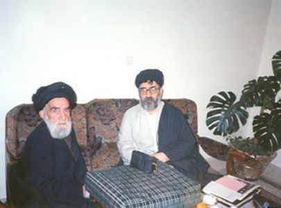 استاد سید هادی خسروشاهی با مرحوم آیت الله حاج سید هادی خسروشاهی!