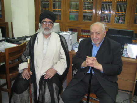 دیدار استاد خسرو شاهی با جرج جرداق