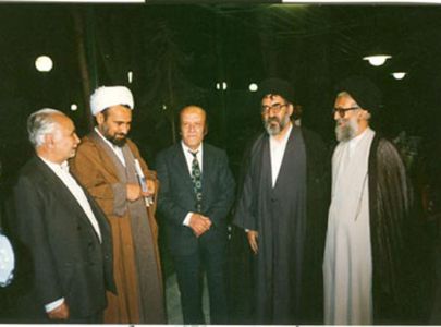 دیدار استاد خسرو شاهی با جرج جرداق