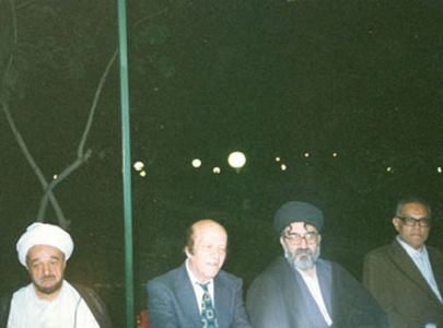دیدار استاد خسرو شاهی با جرج جرداق