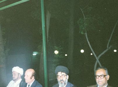 دیدار استاد خسرو شاهی با جرج جرداق