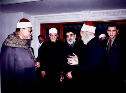 دیدار استاد خسروشاهی با مقامات مصر