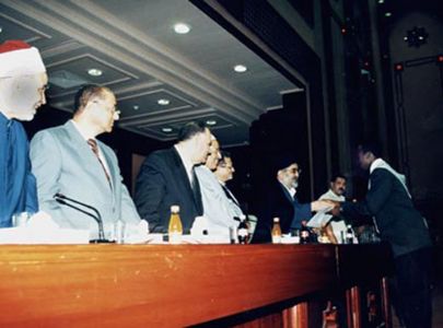 دیدار استاد خسروشاهی با مقامات مصر