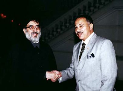 دیدار استاد خسروشاهی با مقامات مصر
