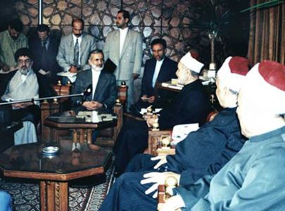 دیدار استاد خسروشاهی با مقامات مصر