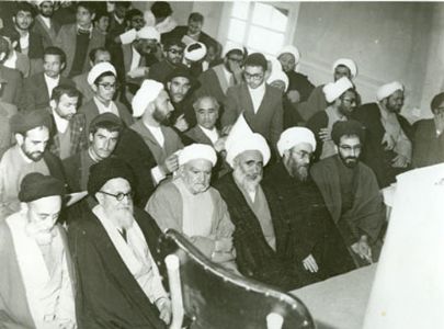 دیدار استاد خسرو شاهی با علما
