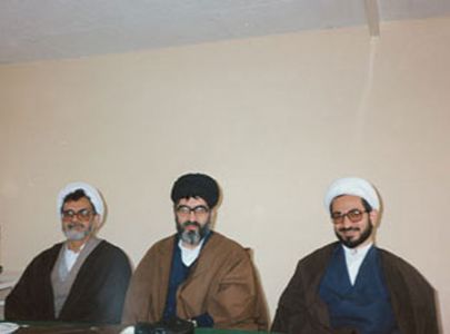 محمد مسجد جامعی ، استاد سید هادی خسروشاهی ، محمد جواد حجتی کرمانی (تهران ـ وزارت امور خارجه)