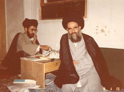 آیت الله سید صادق روحانی ـ استاد سید هادی خسروشاهی (قم)