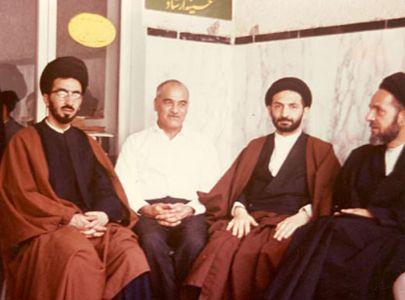 سید صدرالدین بلاغی شاهچراغی، مهندس حسیبی، استاد سید هادی خسروشاهی (مدینه منوره)